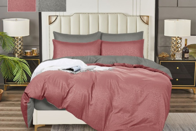 КПБ Полисатин ПСГ-204 брусника/св.серый